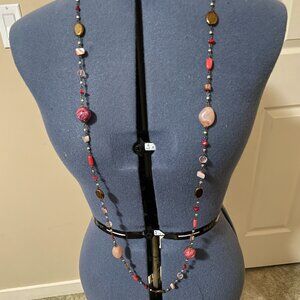 Waist length Beaded Necklace